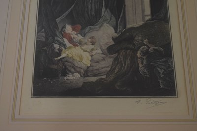 Lot 451 - Four early 20th Century French engravings
