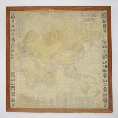 Lot 136 - Scarborough's Map of Europe, Asia, Africa, and Australia