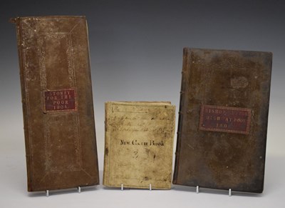 Lot 252 - Somerset Interest - Two early 19th Century handwritten leather-bound ledger books