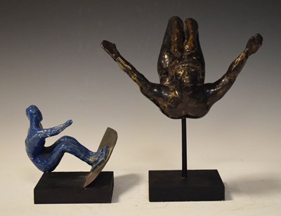 Lot 193 - Stephen Trinder - Two ceramic sculptures