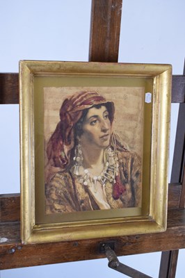 Lot 403 - Henry Reynolds Steer (1858-1928) -  Watercolour - Arabian Woman