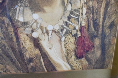 Lot 403 - Henry Reynolds Steer (1858-1928) -  Watercolour - Arabian Woman
