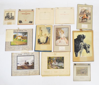 Lot 138 - Selection of circa 1930s calendars