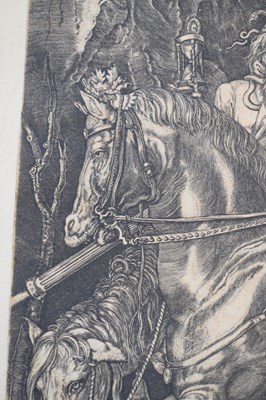 Lot 378 - After Albrecht Durer, (1471-1528) - 'Knight, Death and the Devil'