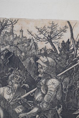 Lot 378 - After Albrecht Durer, (1471-1528) - 'Knight, Death and the Devil'