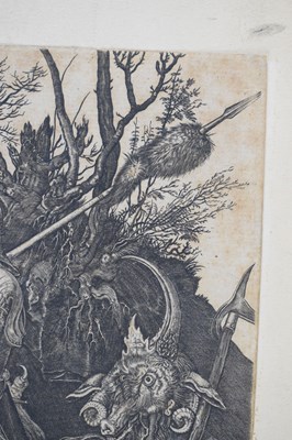 Lot 378 - After Albrecht Durer, (1471-1528) - 'Knight, Death and the Devil'