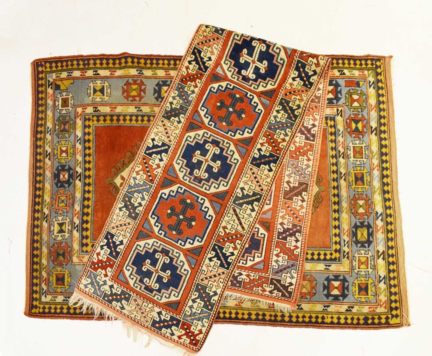 Lot 333 - Middle Eastern rug and runner