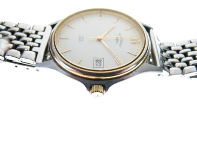 Lot 58 - Omega - Lady’s 9ct gold case back wristwatch and gentleman’s Rotary