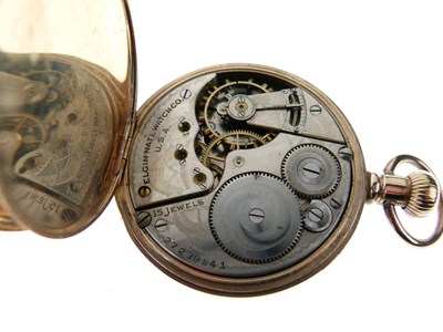 Lot 65 - Elgin - 9ct gold pocket watch