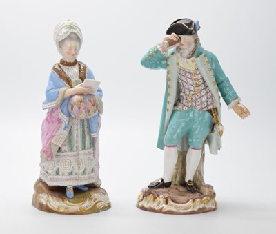 Lot 301 - Meissen figures D65 & D66