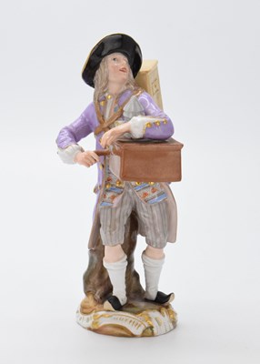 Lot 306 - Meissen magic lantern seller