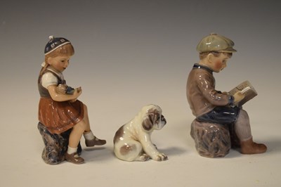 Lot 301 - Dahl Jensen for Royal Copenhagen - Two figures