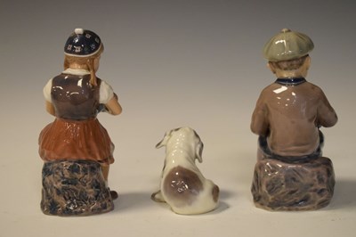 Lot 301 - Dahl Jensen for Royal Copenhagen - Two figures