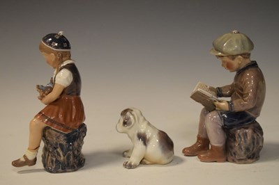 Lot 301 - Dahl Jensen for Royal Copenhagen - Two figures