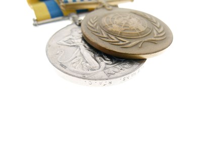 Lot 99 - Queen Elizabeth II Korea Medal, together with a UN Korea Medal