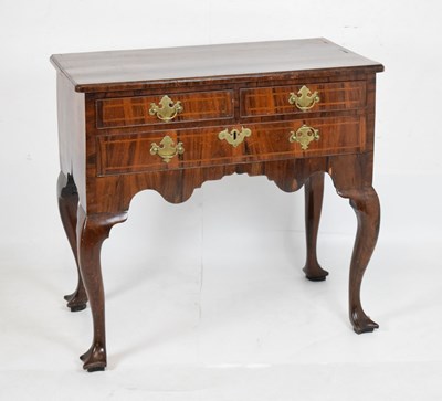 Lot 398 - 18th Century walnut lowboy