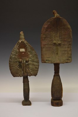 Lot 167 - Ethnographica - Two African tribal reliquary figures, Kota Mahongwe, Gabon