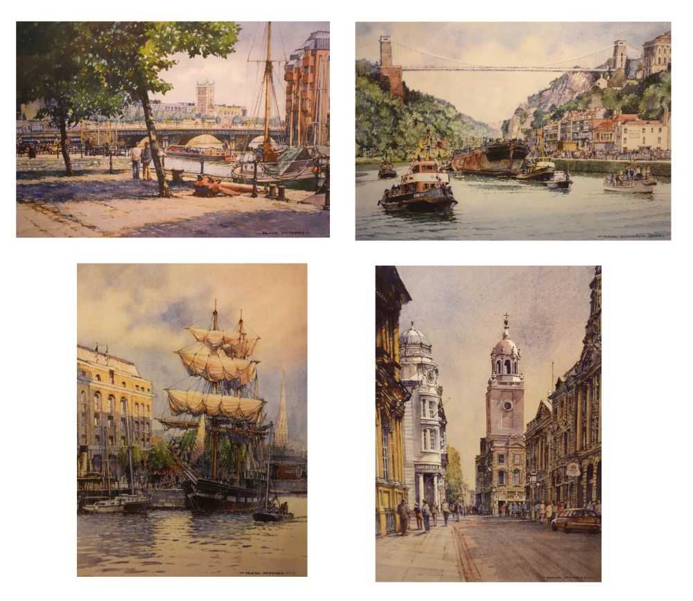 Lot 470 - Set of four Frank Shipsides limited edition prints