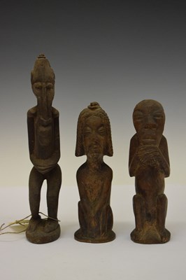 Lot 175 - Ethnographica - African tribal figure, Baule, Ivory Coast, and two others (3)