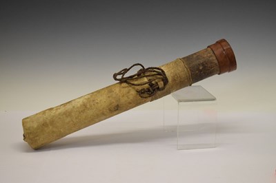 Lot 181 - Ethnographica - tribal quiver of six barbed arrows