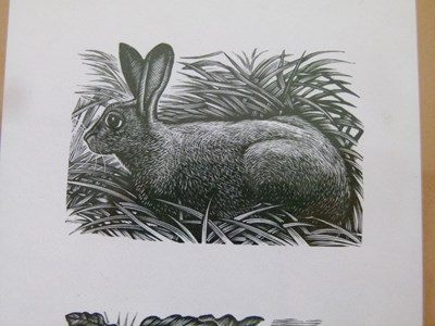 Lot 384 - George Tute (b.1933) - Three woodcuts on one sheet