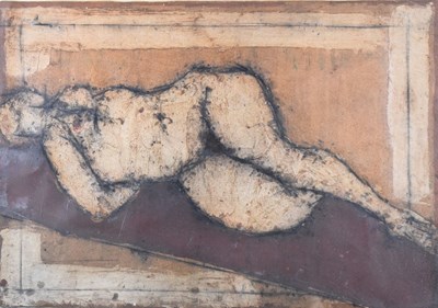 Lot 493 - John Emanuel (b.1930) - Mixed media - Female nude study