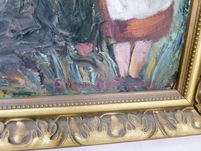 Lot 402 - Elfrida Llewellyn-Davies (1891-1958) - Oil on canvas - ‘The Gypsy Camp’