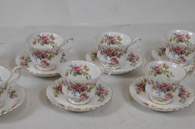 Lot 305 - Extensive Royal Albert 'Moss Rose' pattern dinner service