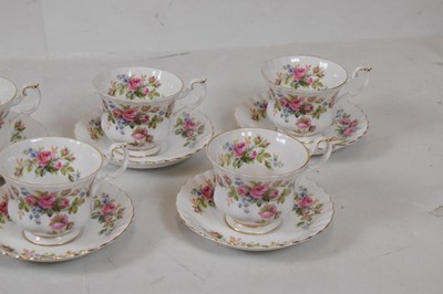 Lot 305 - Extensive Royal Albert 'Moss Rose' pattern dinner service
