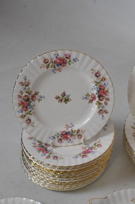 Lot 305 - Extensive Royal Albert 'Moss Rose' pattern dinner service
