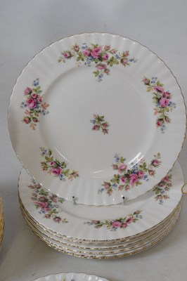 Lot 305 - Extensive Royal Albert 'Moss Rose' pattern dinner service
