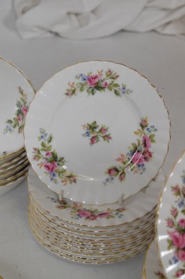 Lot 305 - Extensive Royal Albert 'Moss Rose' pattern dinner service