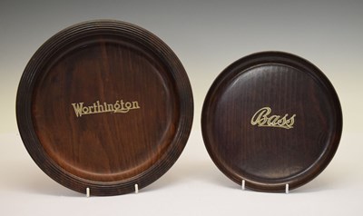 Lot 196 - Breweriana - Two advertising trays