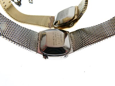 Lot 62 - Seiko -  Two lady's vintage quartz 'LC' digital wristwatches