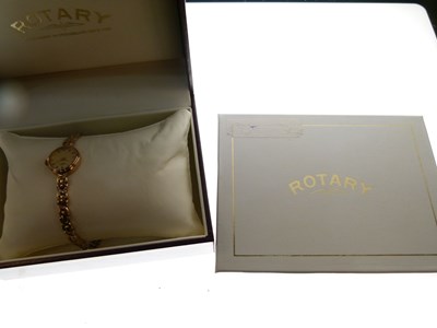 Lot 60 - Rotary - Lady's 9ct gold dress watch