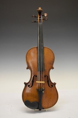 Lot 246 - Wolff violin circa 1875, No.2136