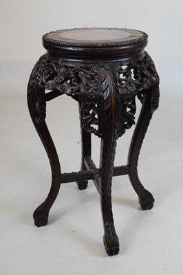 Lot 363 - Chinese ebonised jardinière stand