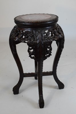 Lot 363 - Chinese ebonised jardinière stand