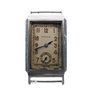 Lot 93 - Rolex - Gentleman's vintage stainless steel two-piece cased wristwatch