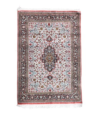 Lot 472 - Middle Eastern silk rug