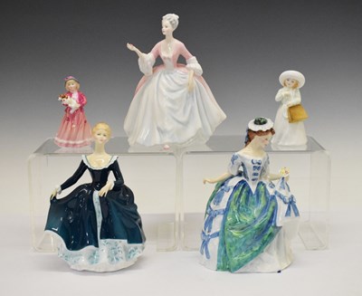 Lot 335 - Five Royal Doulton figures, signed by Michael Doulton