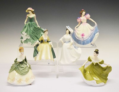 Lot 345 - Six Royal Doulton figures