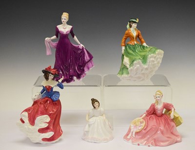 Lot 334 - Five Royal Doulton figures