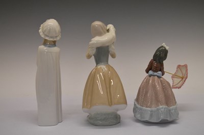 Lot 326 - Quantity of Nao porcelain figures, and Lladro figure