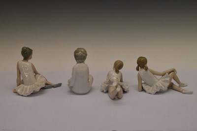 Lot 326 - Quantity of Nao porcelain figures, and Lladro figure