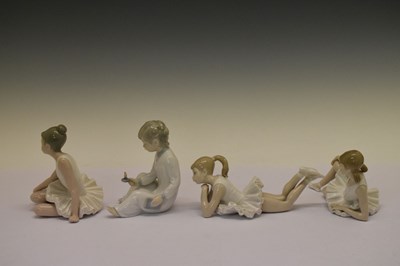 Lot 326 - Quantity of Nao porcelain figures, and Lladro figure