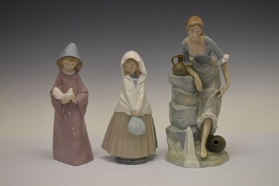 Lot 326 - Quantity of Nao porcelain figures, and Lladro figure