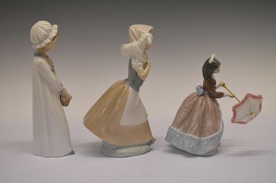 Lot 326 - Quantity of Nao porcelain figures, and Lladro figure