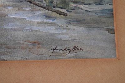 Lot 516 - John Hamilton Glass SSA (1890-1925) - Watercolour - Figures on a seafront