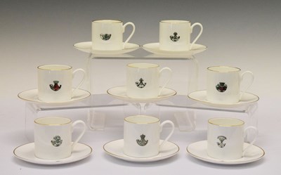 Lot 293 - Boxed Bristol Light Infantry coffee set